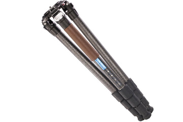 Leofoto LN-404C Carbon Fiber Professional Tripod With 3/8" Stud Mount Flat Plate & 100mm Bowl adapter